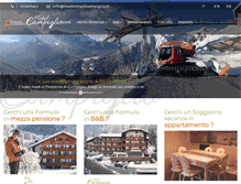 Tablet Screenshot of hotelcampiglio.it